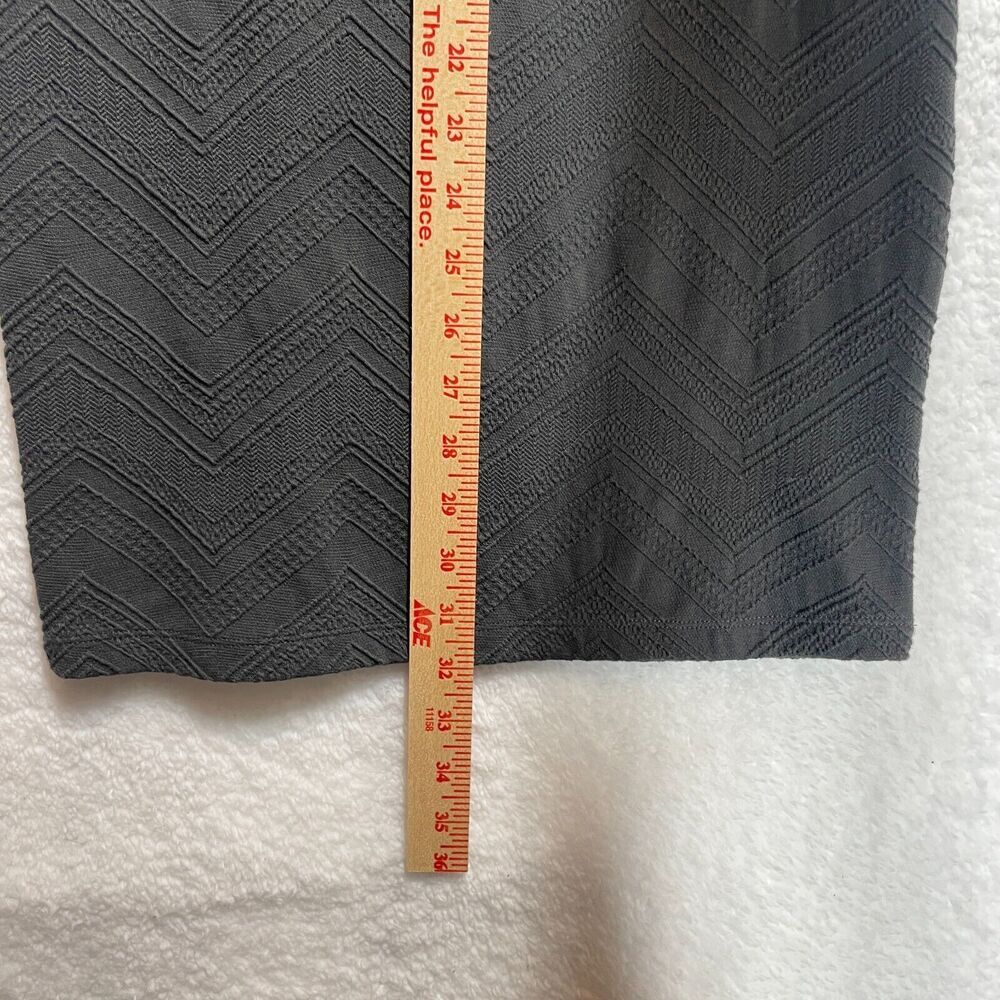 Free People Women’s Chevron Textured Mesh Bodycon Dress Gray Size S Sleeveless - Picture 8 of 11